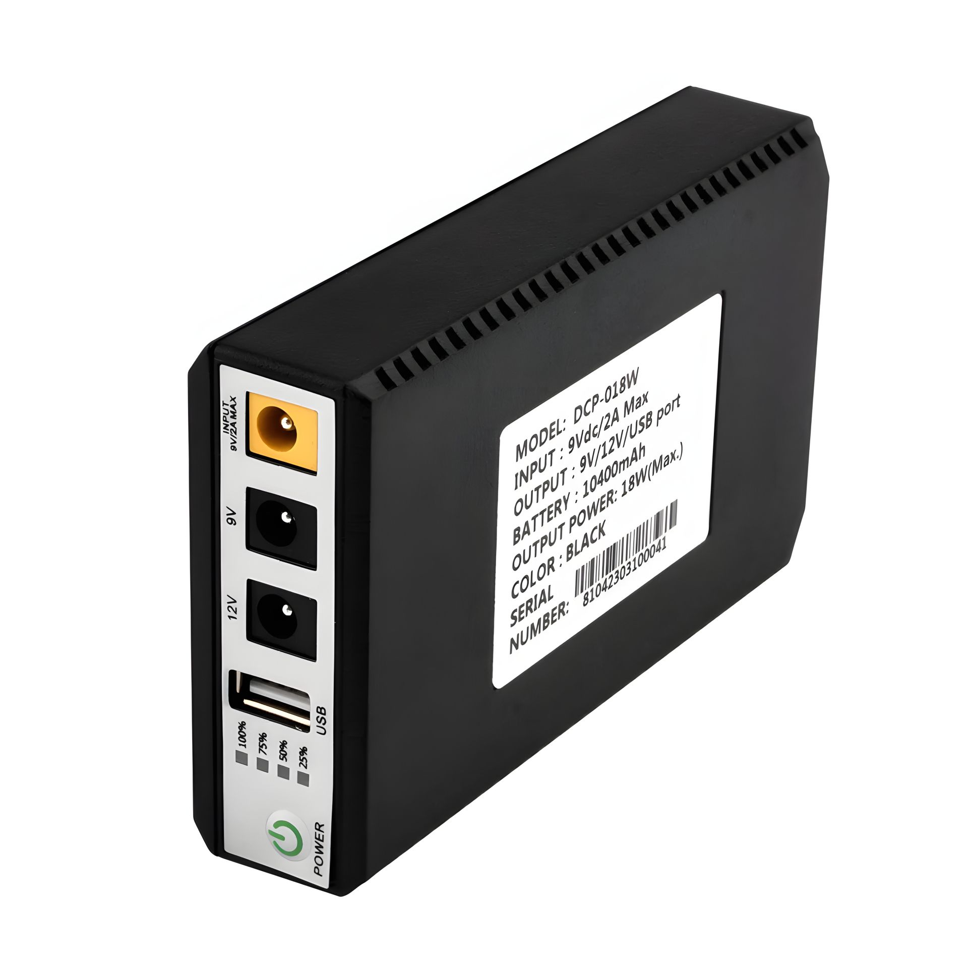 ИБП (UPS) роутера / терминала / камеры DC 18W 10400mAh | DCP-018W, 5V / 9V / 12V / USB / LED | Black (без блока питания) ИБП (UPS) роутера / терминала / камеры DC 18W 10400mAh | DCP-018W, 5V / 9V / 12V / USB / LED | Black (без блока питания)