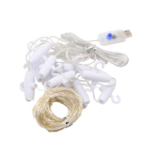 Медная нить USB 3x3 м, теплая белая светодиодная гирлянда штора, с пультом, 8 режимов Медная нить USB 3x3 м, теплая белая светодиодная гирлянда штора, с пультом, 8 режимов