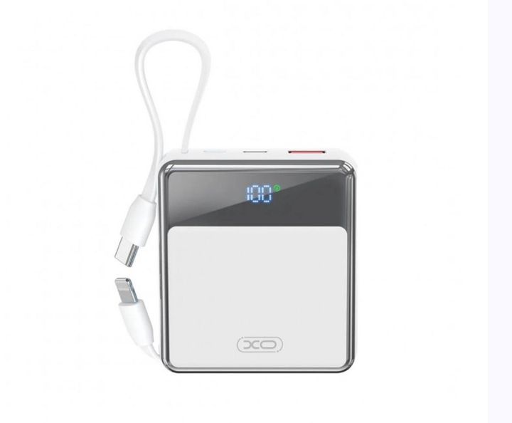 Повербанк XO PR224 fast charging dual line 10000mAh White Повербанк XO PR224 fast charging dual line 10000mAh White