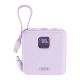 Power Bank XO PR235 22.5W with built-in iP and TYPE-C cable 10000 mAh Фіолетовий Power Bank XO PR235 22.5W with built-in iP and TYPE-C cable 10000 mAh Фіолетовий