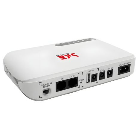 SKE POE-632E DC ИБП (UPS) 17W 8800mah White для роутера/терминала/камеры |5/9/12v, USB, LAN, POE|