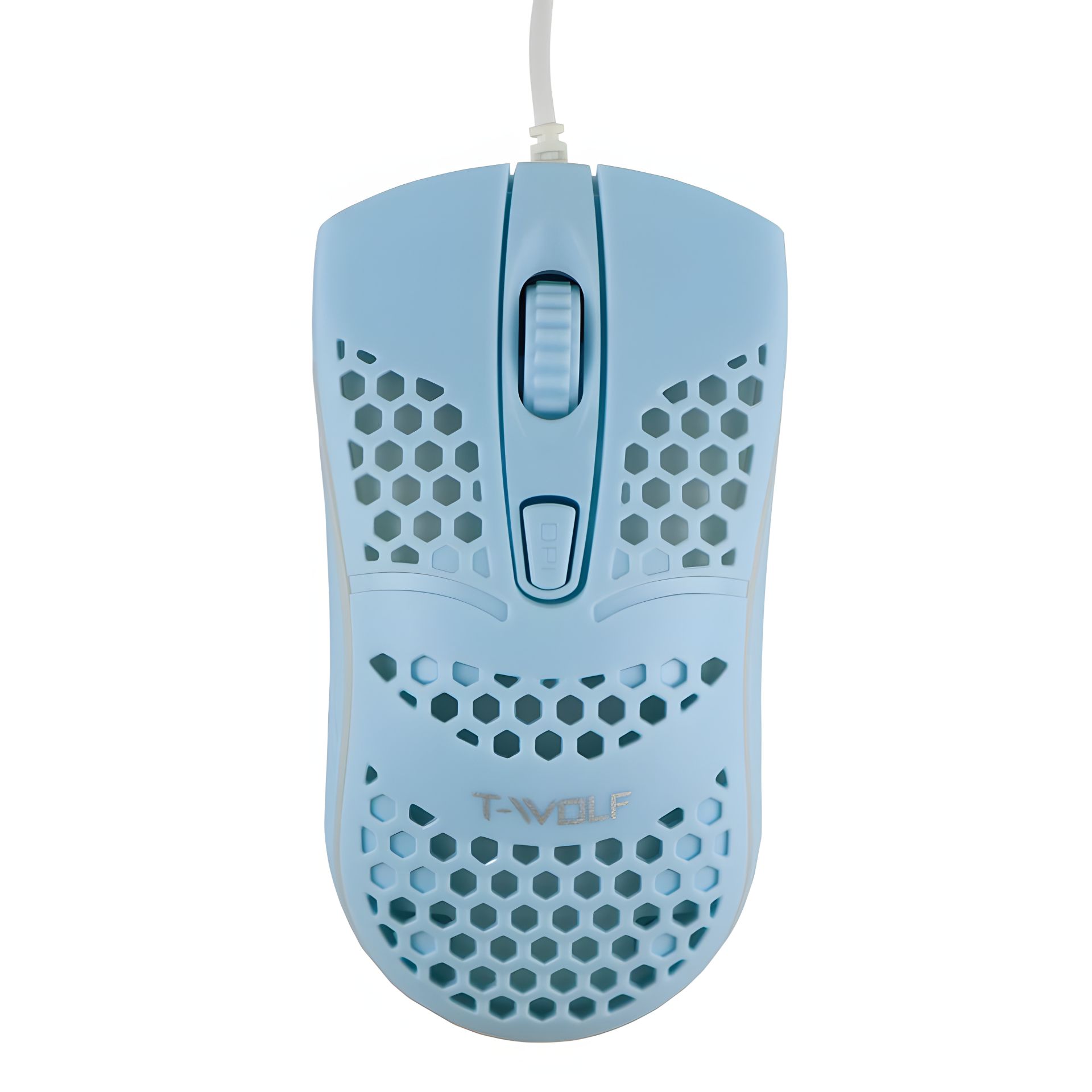 Миша USB TWolf V15, 800-1600 DPI, довж. кабелю 1.28 м, блакитний Миша USB TWolf V15, 800-1600 DPI, довж. кабелю 1.28 м, блакитний