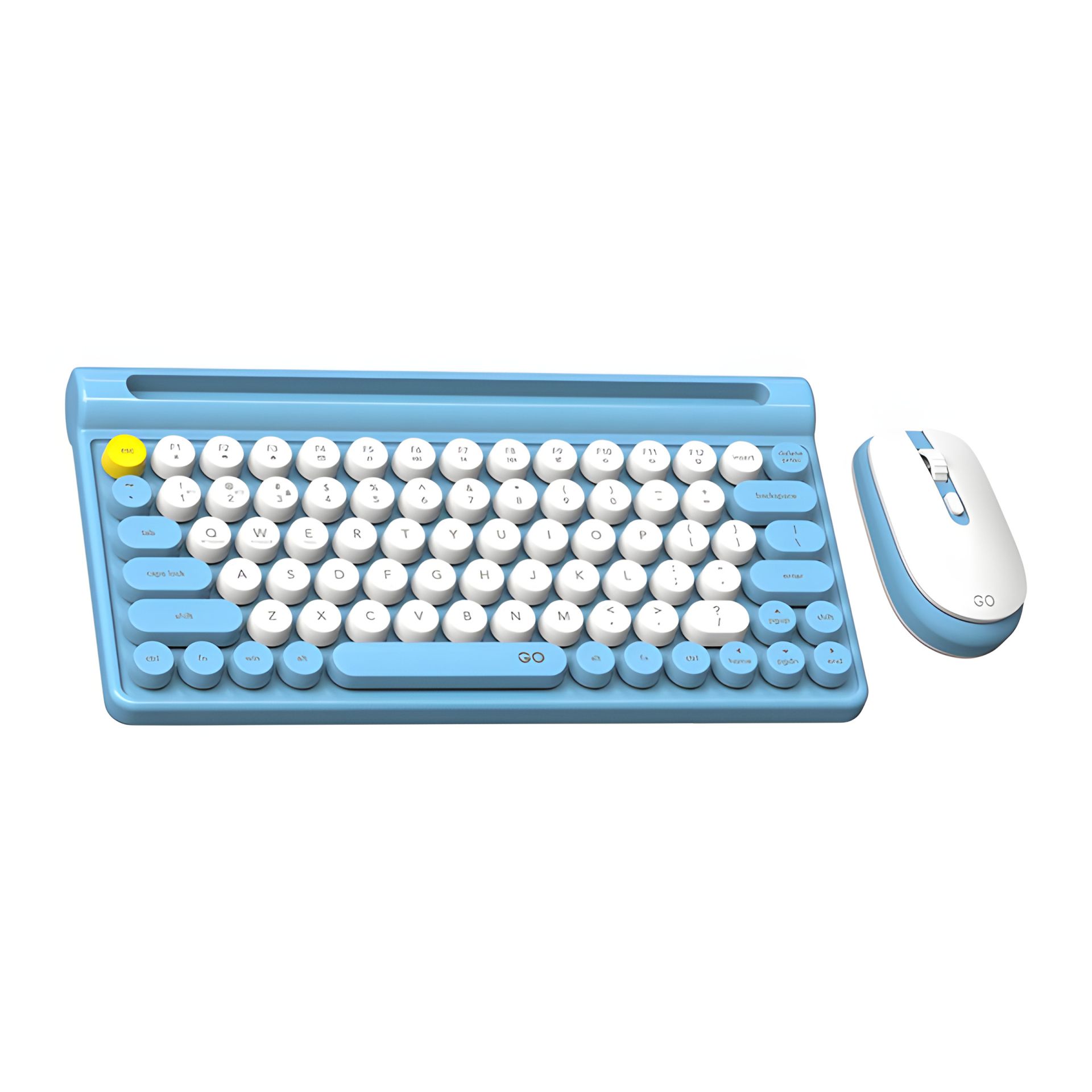 Бездротова Клавіатура та Миша Fantech Go WK897, 2.4G, BT, 800-1600DPI, Синій Бездротова Клавіатура та Миша Fantech Go WK897, 2.4G, BT, 800-1600DPI, Синій