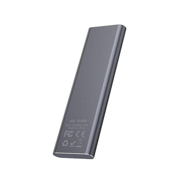Внешний накопитель SSD Type-C HOCO Extreme speed portable UD7 512GB |USB3.1| grey Внешний накопитель SSD Type-C HOCO Extreme speed portable UD7 512GB |USB3.1| grey