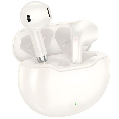 Наушники мастерской HOCO June BT headset EW61 |true wireless, BT5.3, 7h, 40/320mAh| Milky white Наушники мастерской HOCO June BT headset EW61 |true wireless, BT5.3, 7h, 40/320mAh| Milky white