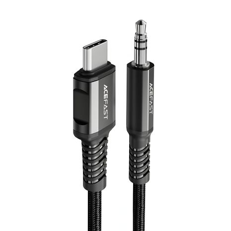 Acefast C1-08 Type-C to 3.5mm Audio Cable 1.2m Black Acefast C1-08 Type-C to 3.5mm Audio Cable 1.2m Black