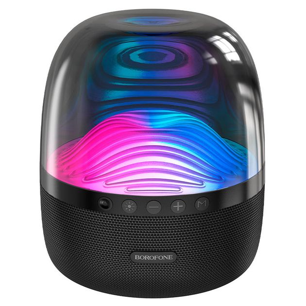Портативная колонка BOROFONE BP8 Glazed colorful luminous BT speaker Black Портативная колонка BOROFONE BP8 Glazed colorful luminous BT speaker Black