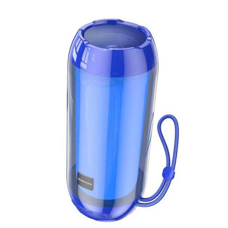 Колонка портативная BOROFONE BR25 светящаяся Crazy sound colorful luminous BT speaker цвета павлиньего пера Колонка портативная BOROFONE BR25 светящаяся Crazy sound colorful luminous BT speaker цвета павлиньего пера