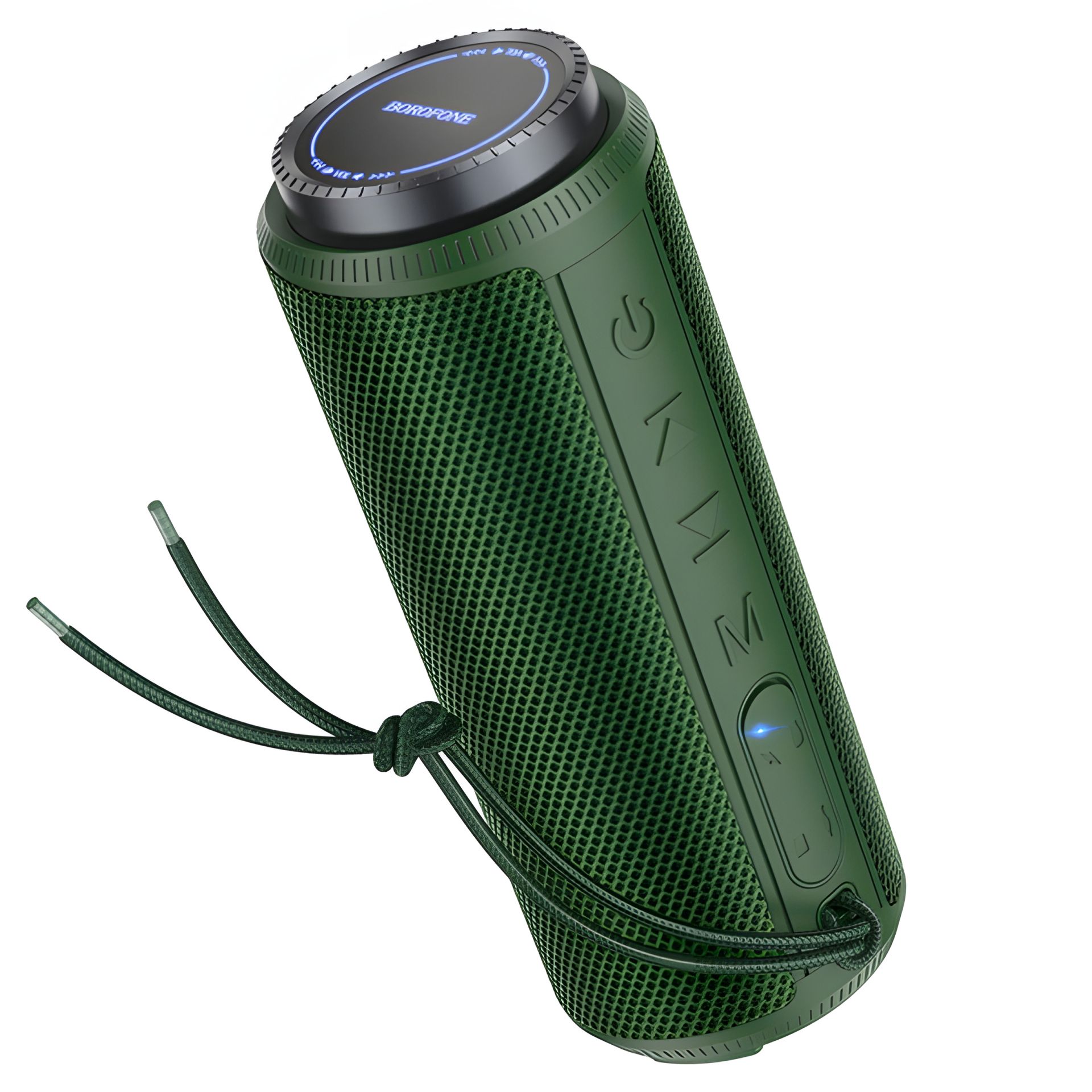 Wireless speaker BOROFONE BR22 sports, портативна колонка, BT5.1, AUX, USB, FM, 10W, 1200mAh, 3h, Dark Green Wireless speaker BOROFONE BR22 sports, портативна колонка, BT5.1, AUX, USB, FM, 10W, 1200mAh, 3h, Dark Green