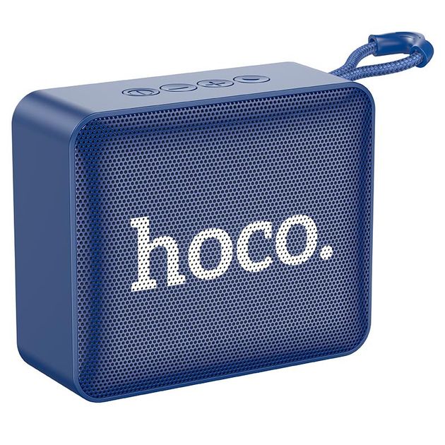 Портативная колонка HOCO BS51 Gold brick sports BT speaker|BT5.1, TWS, USB/AUX/TF/FM, 4h| Navy Blue Портативная колонка HOCO BS51 Gold brick sports BT speaker|BT5.1, TWS, USB/AUX/TF/FM, 4h| Navy Blue