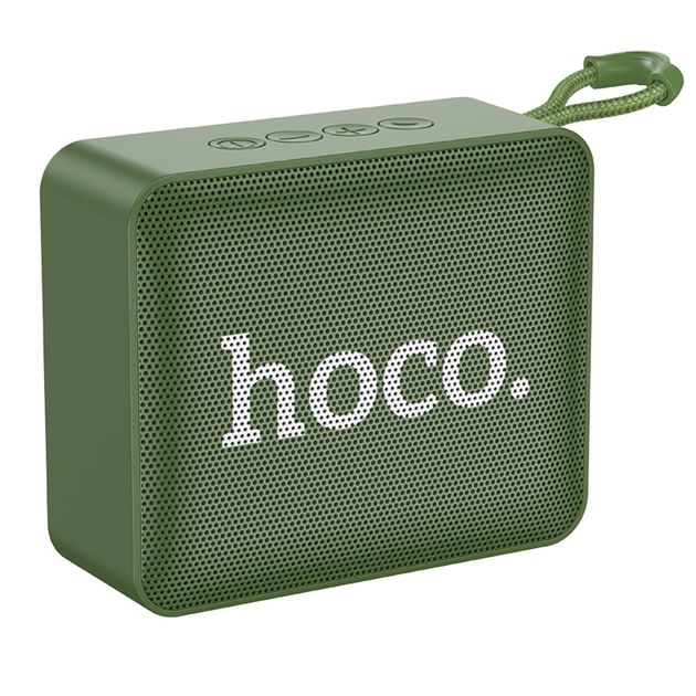 Портативна колонка HOCO BS51 Gold brick sports BT speaker, BT5.1, TWS, USB, AUX, TF, FM, 4h Army Green Портативна колонка HOCO BS51 Gold brick sports BT speaker, BT5.1, TWS, USB, AUX, TF, FM, 4h Army Green