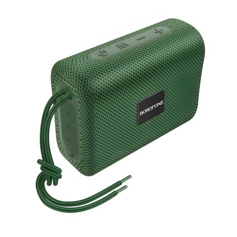 Портативна колонка BOROFONE BR18 Encourage sports BT speaker, BT5.1, USB, AUX, TF, FM, 5W, 3h, Dark Green