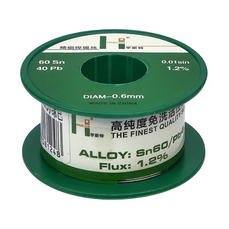 Припій Hanster HST 40 (0.6 мм, Sn 60%, Pb 40%)