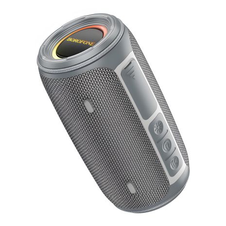 Bluetooth колонка Borofone BR38 TWS, портативная с LED подсветкой dark gray Bluetooth колонка Borofone BR38 TWS, портативная с LED подсветкой dark gray
