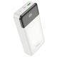 Hoco J102A Power Bank 20000 mAh (Micro-USB/Type-C 18W, 1Type-C PD 20W/1USB QC3.0 18W) White