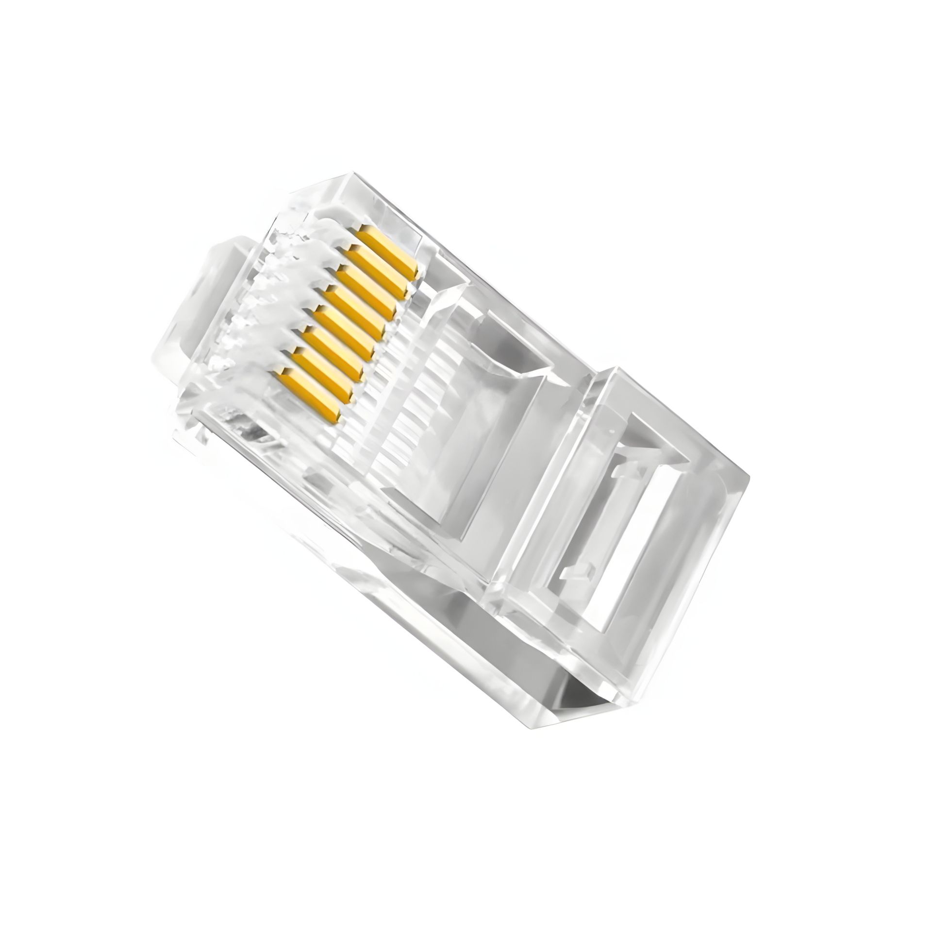 Прозорий конектор RJ45 Cat6 Прозорий конектор RJ45 Cat6