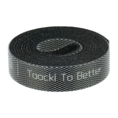 Кабельний органайзер Toocki для стяжки дротів з липучкою, 10 мм x 1 м, чорний Кабельний органайзер Toocki для стяжки дротів з липучкою, 10 мм x 1 м, чорний