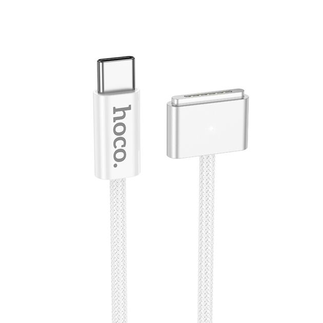 Кабель Hoco X103 магнітний Type-C to MagSafe 3 140W 2m white Кабель Hoco X103 магнітний Type-C to MagSafe 3 140W 2m white