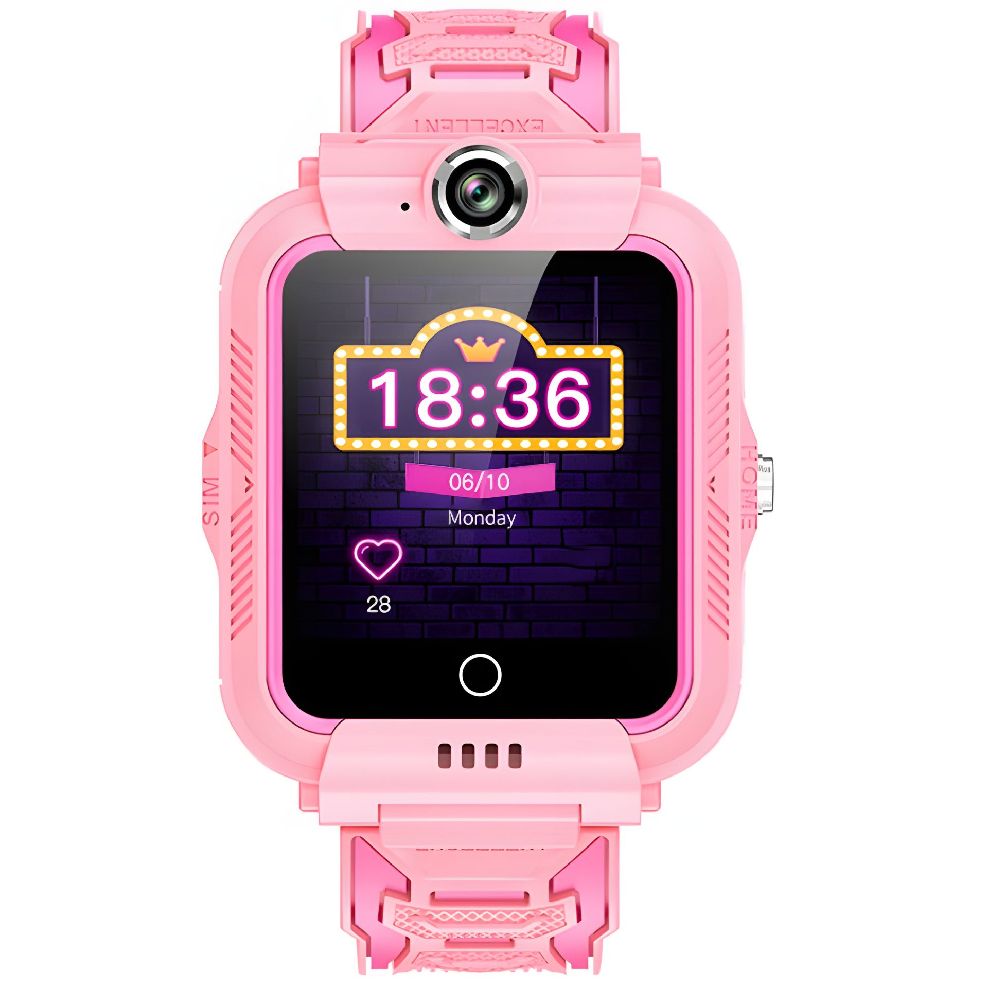 H110 Дитячий смарт годинник XO, 4G, Wi-Fi, GPS, BT, 8MP, 400mAh, 40h, Рожевий H110 Дитячий смарт годинник XO, 4G, Wi-Fi, GPS, BT, 8MP, 400mAh, 40h, Рожевий