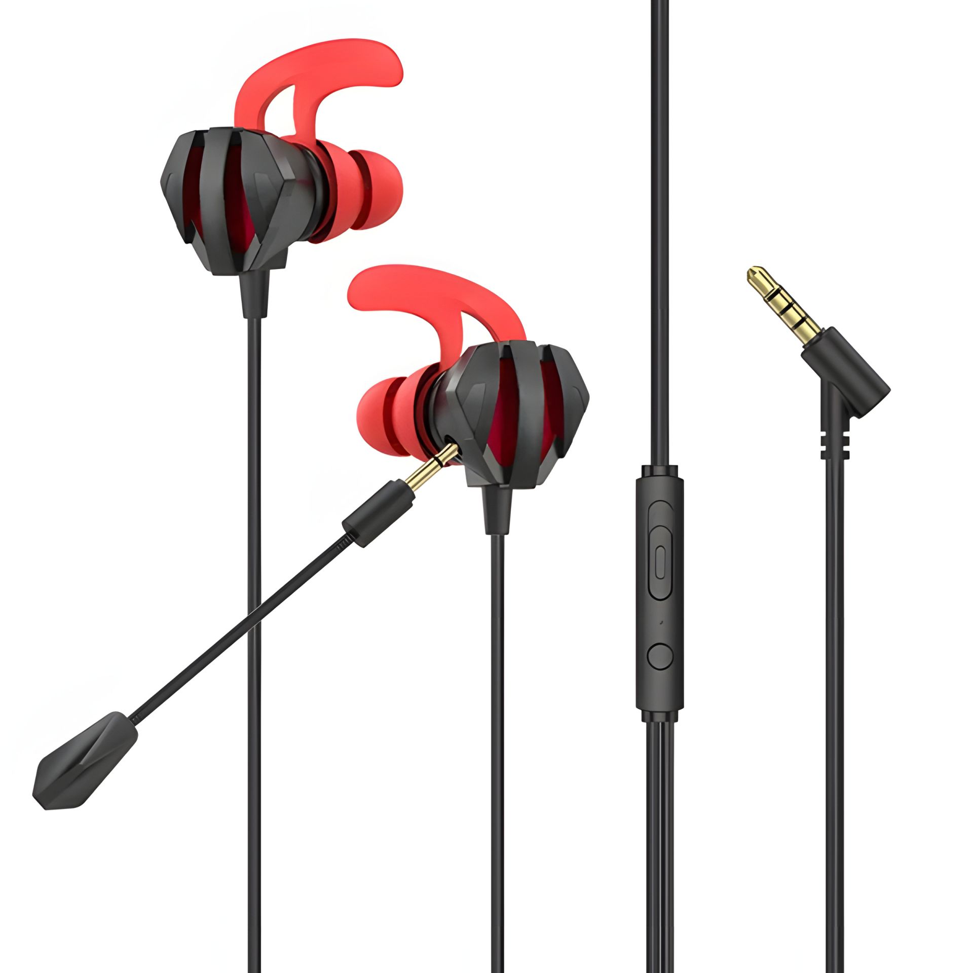 Игровые вакуумные наушники Hoco M105 с Jack 3.5, черные Игровые вакуумные наушники Hoco M105 с Jack 3.5, черные