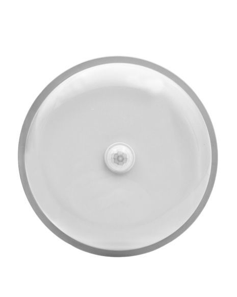 Портативний круглий LED світильник | Тепле світло, руховий датчик, магніт | 83mm, 1 режим, microUSB White Портативний круглий LED світильник | Тепле світло, руховий датчик, магніт | 83mm, 1 режим, microUSB White