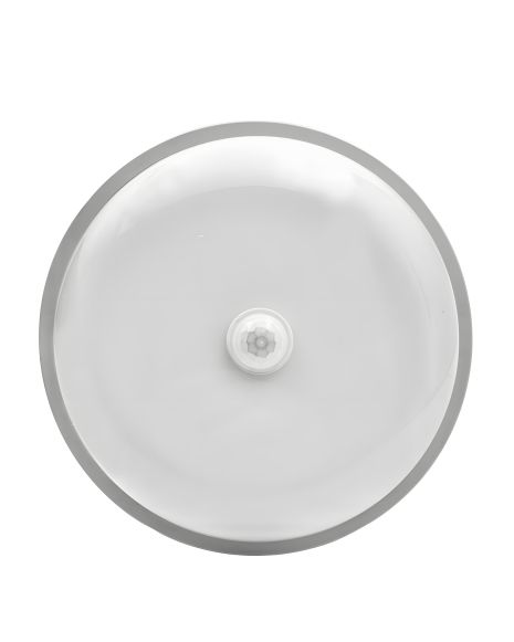 Портативний круглий LED світильник | Тепле світло, руховий датчик, магніт | 83mm, 1 режим, microUSB White