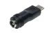 DC 5.5x2.1-2.5mm Адаптер (F) к USB Type-C (M) 36mm, 4g, DC (Для роутера и DC устройств) ADCFCM36K черный DC 5.5x2.1-2.5mm Адаптер (F) к USB Type-C (M) 36mm, 4g, DC (Для роутера и DC устройств) ADCFCM36K черный
