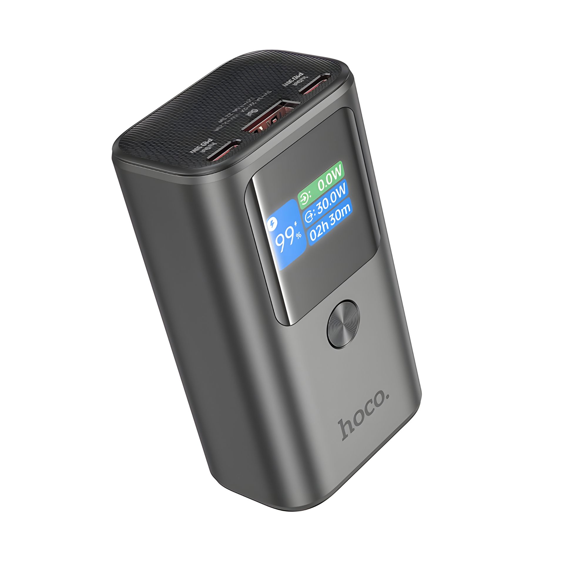 Hoco Q17A повербанк 10000mAh PD 30W space gray Hoco Q17A повербанк 10000mAh PD 30W space gray