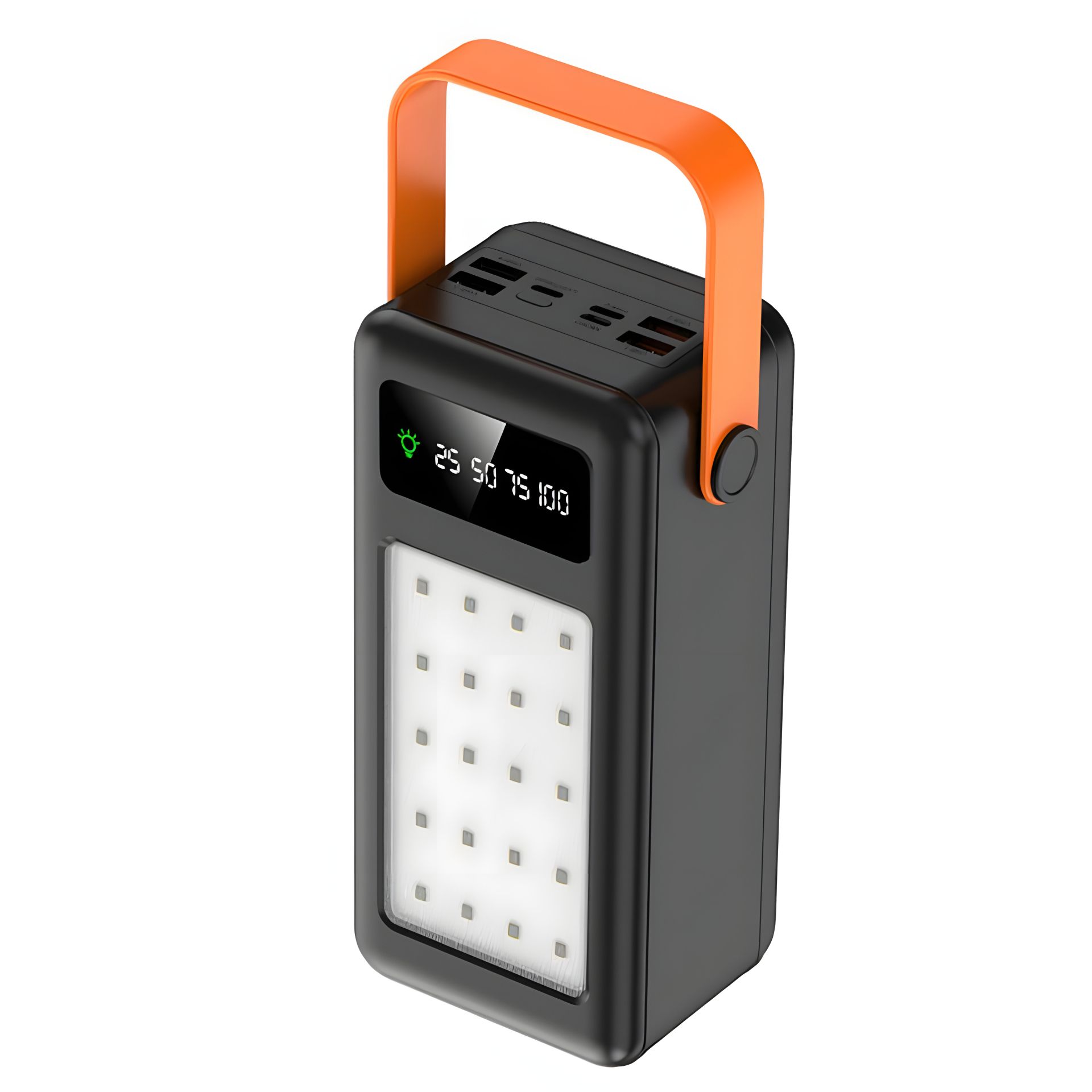 Повербанк S21 сборный, 63000 mAh, 18650 АКБ x 21 шт, 22.5W, черный, с фонарём Повербанк S21 сборный, 63000 mAh, 18650 АКБ x 21 шт, 22.5W, черный, с фонарём