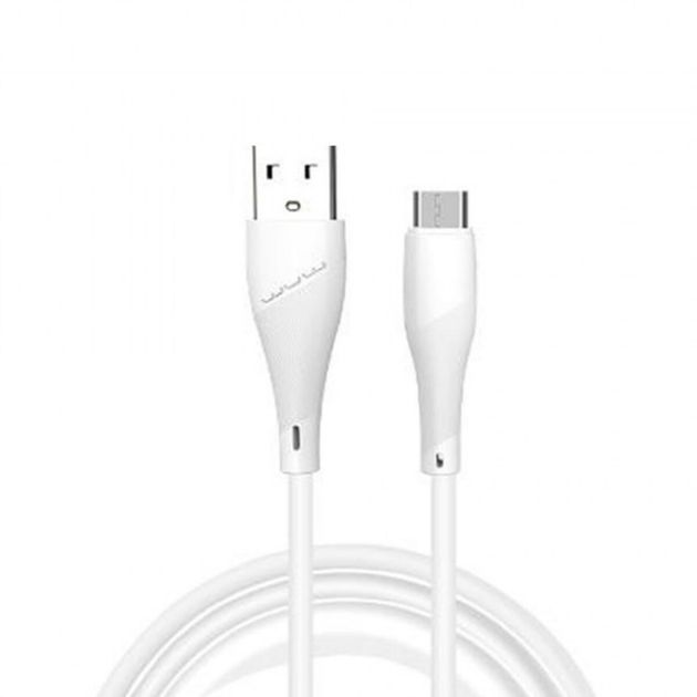 Кабель WUW-X196 USB Micro 2,4A 1m white Кабель WUW-X196 USB Micro 2,4A 1m white