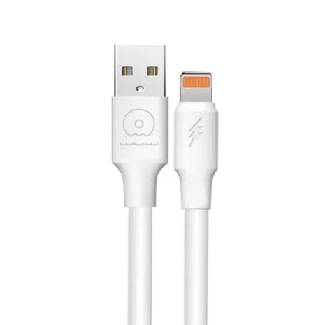 Кабель WUW-X169 USB Lightning 5А white Кабель WUW-X169 USB Lightning 5А white