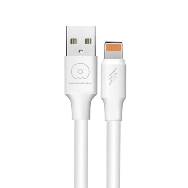 Кабель WUW-X169 USB Lightning 5А white Кабель WUW-X169 USB Lightning 5А white