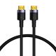 Кабель Baseus Cafule 4KHDMI Male To 4KHDMI Male Adapter Cable 1m Black Кабель Baseus Cafule 4KHDMI Male To 4KHDMI Male Adapter Cable 1m Black