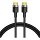 Кабель Baseus Cafule 4KHDMI Male To 4KHDMI Male Adapter Cable 2m Black Кабель Baseus Cafule 4KHDMI Male To 4KHDMI Male Adapter Cable 2m Black