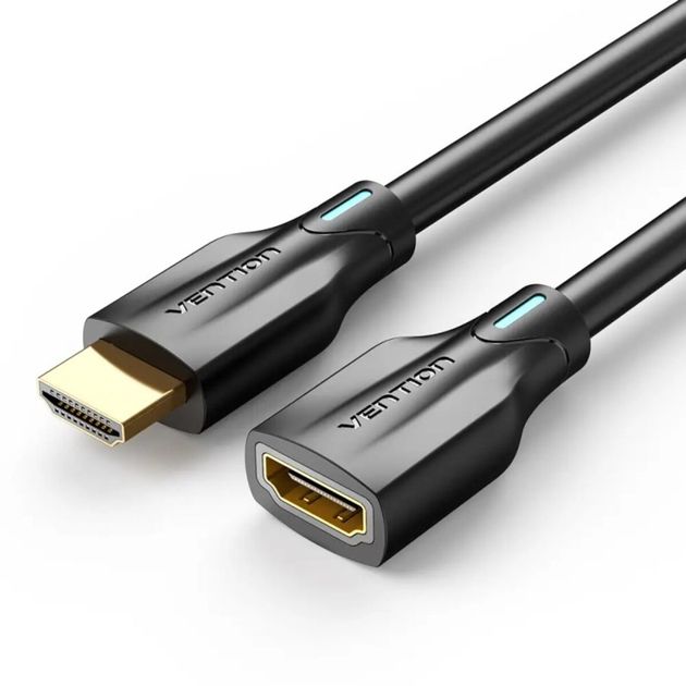 Кабель Підовжувач Vention HDMI Extension Cable 8K 1.5M Black (AHBBG) Кабель Підовжувач Vention HDMI Extension Cable 8K 1.5M Black (AHBBG)