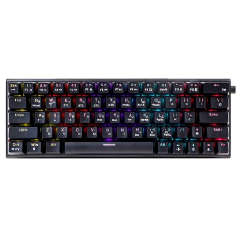 Клавіатура Бездротова ігрова TWolf T30 LED Version Blue Switch Чорний