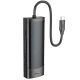 Hoco HB43 Type-C 7в1 переходник адаптер black Hoco HB43 Type-C 7в1 переходник адаптер black