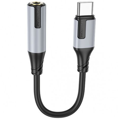 Адаптер BOROFONE BV19 Creator digital audio converter Type-C to 3.5mm чорний Адаптер BOROFONE BV19 Creator digital audio converter Type-C to 3.5mm чорний