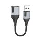 Адаптер BOROFONE BV19 Creator 2-in-1 external sound for headset USB для 3.5mm чорний Адаптер BOROFONE BV19 Creator 2-in-1 external sound for headset USB для 3.5mm чорний