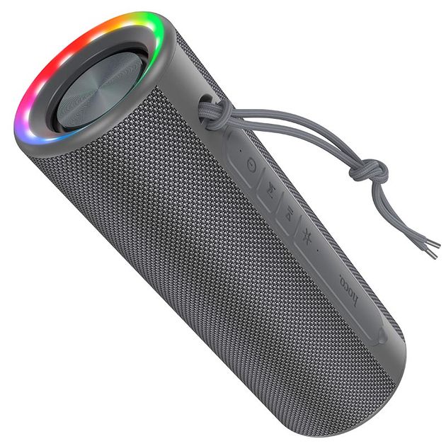 Акустика HOCO HC20 Luster sports BT speaker |BT5.2, TWS/FM/USB/TF/AUX, 20W, 5h| grey Акустика HOCO HC20 Luster sports BT speaker |BT5.2, TWS/FM/USB/TF/AUX, 20W, 5h| grey