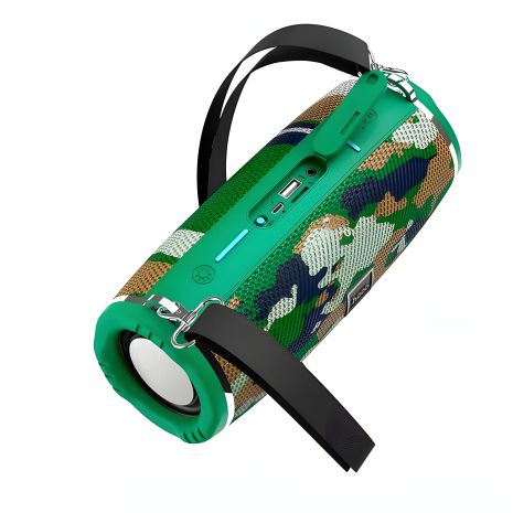 Спортивная акустика HOCO HC12 Bluetooth колонка IPX4 |BT5.0, USB/AUX/TF/FM, 2ч| камуфляж-зеленый Спортивная акустика HOCO HC12 Bluetooth колонка IPX4 |BT5.0, USB/AUX/TF/FM, 2ч| камуфляж-зеленый
