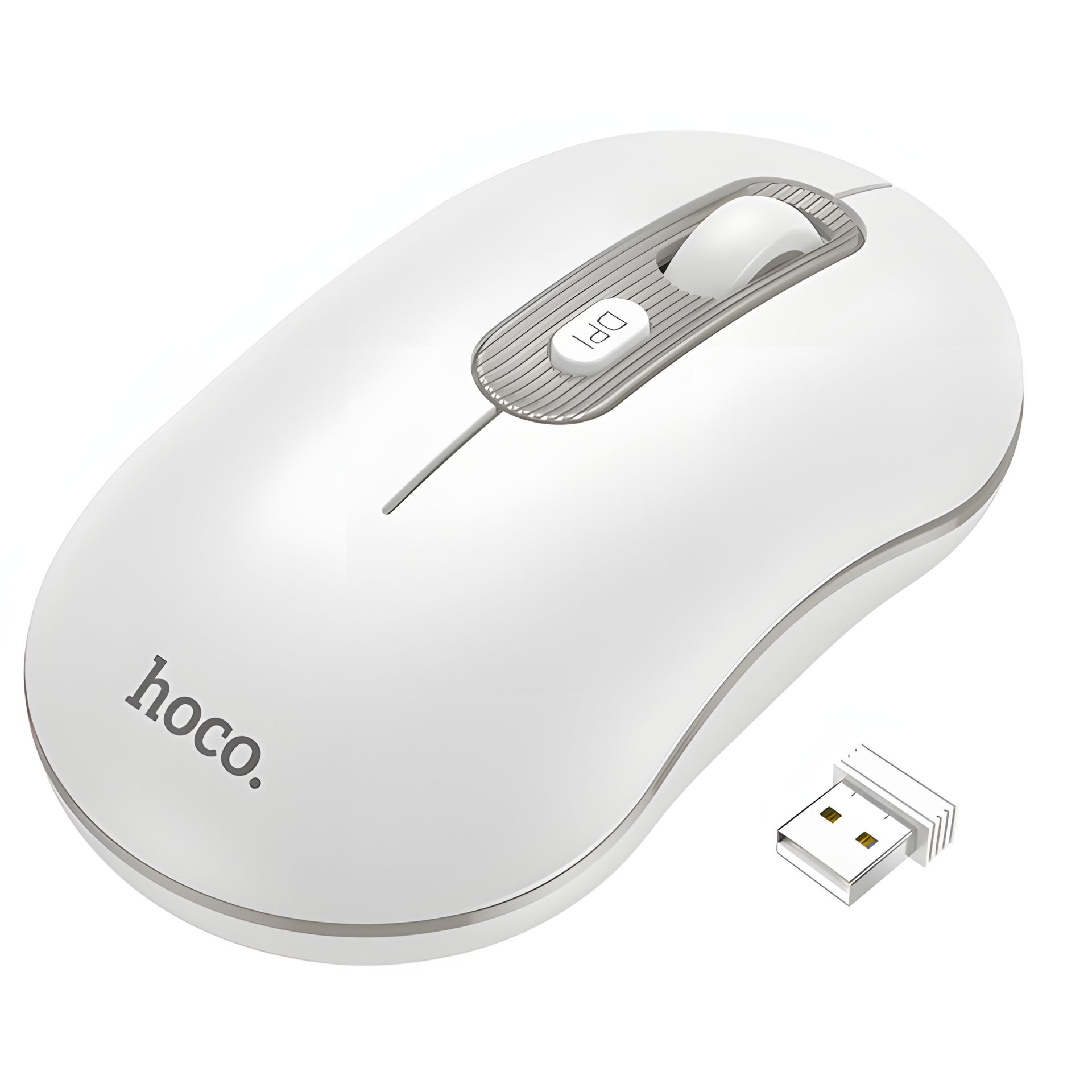 Безпровідна миша Hoco GM21 Біло-Сіра Безпровідна миша Hoco GM21 Біло-Сіра