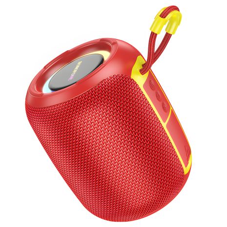 Колонка бездротова Borofone BR36 | BT5.3, TF / USB / AUX / FM, 5W, 2h | червона