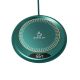 Круглая Подставка для чашки с подогревом, термостатическая, 11.5 см, 20W, USB 2+A, 3 режима, 55-75C, Green Круглая Подставка для чашки с подогревом, термостатическая, 11.5 см, 20W, USB 2+A, 3 режима, 55-75C, Green