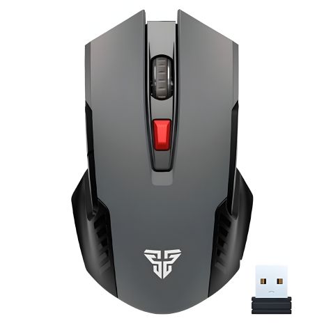 Ігрова бездротова миша Fantech WG10 Raigor II, 800-2000DPI, 2.4GHz, 1xAA, Сірий