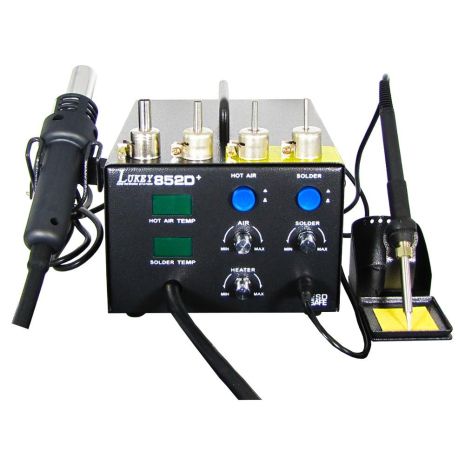 Паяльная станция LUKEY 852D+FAN с феном и паяльником Паяльная станция LUKEY 852D+FAN с феном и паяльником