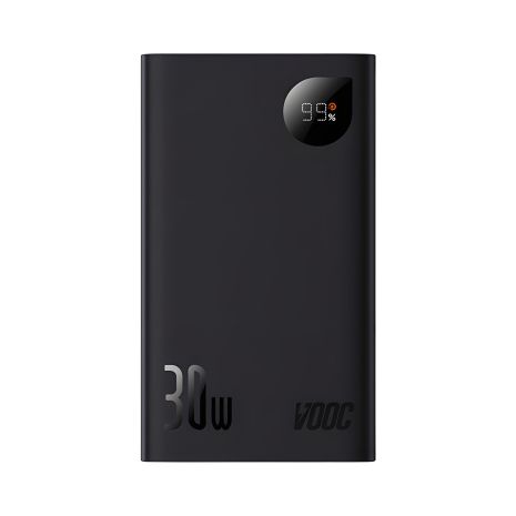 Повербанк Baseus Adaman2 (VOOC Edition) 20000mAh 2USB/Type-C, PD/QC, 30W/3A Black Повербанк Baseus Adaman2 (VOOC Edition) 20000mAh 2USB/Type-C, PD/QC, 30W/3A Black