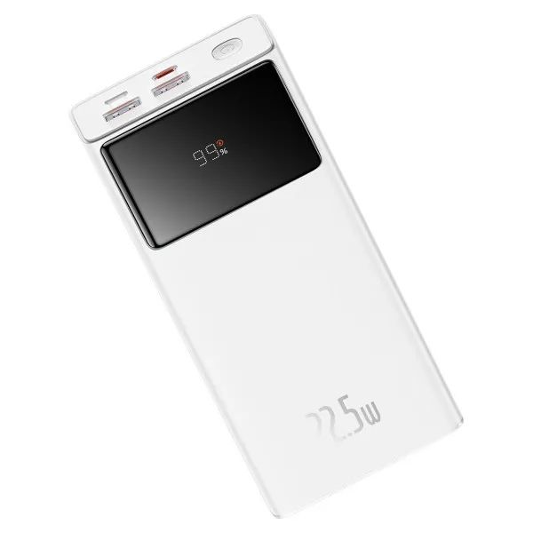 Повербанк Baseus Star-Lord Digital Display Fast Charge 20000 mAh 22.5W White PPXJ080002 Повербанк Baseus Star-Lord Digital Display Fast Charge 20000 mAh 22.5W White PPXJ080002