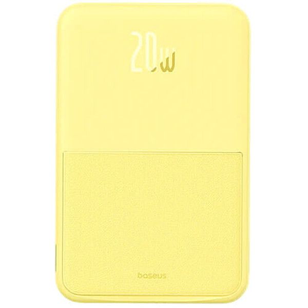Повербанк Baseus MagPro Magnetic Bracket Wireless Fast-Charging 5000mAh 20W Yellow P10064101Y23-00 Повербанк Baseus MagPro Magnetic Bracket Wireless Fast-Charging 5000mAh 20W Yellow P10064101Y23-00