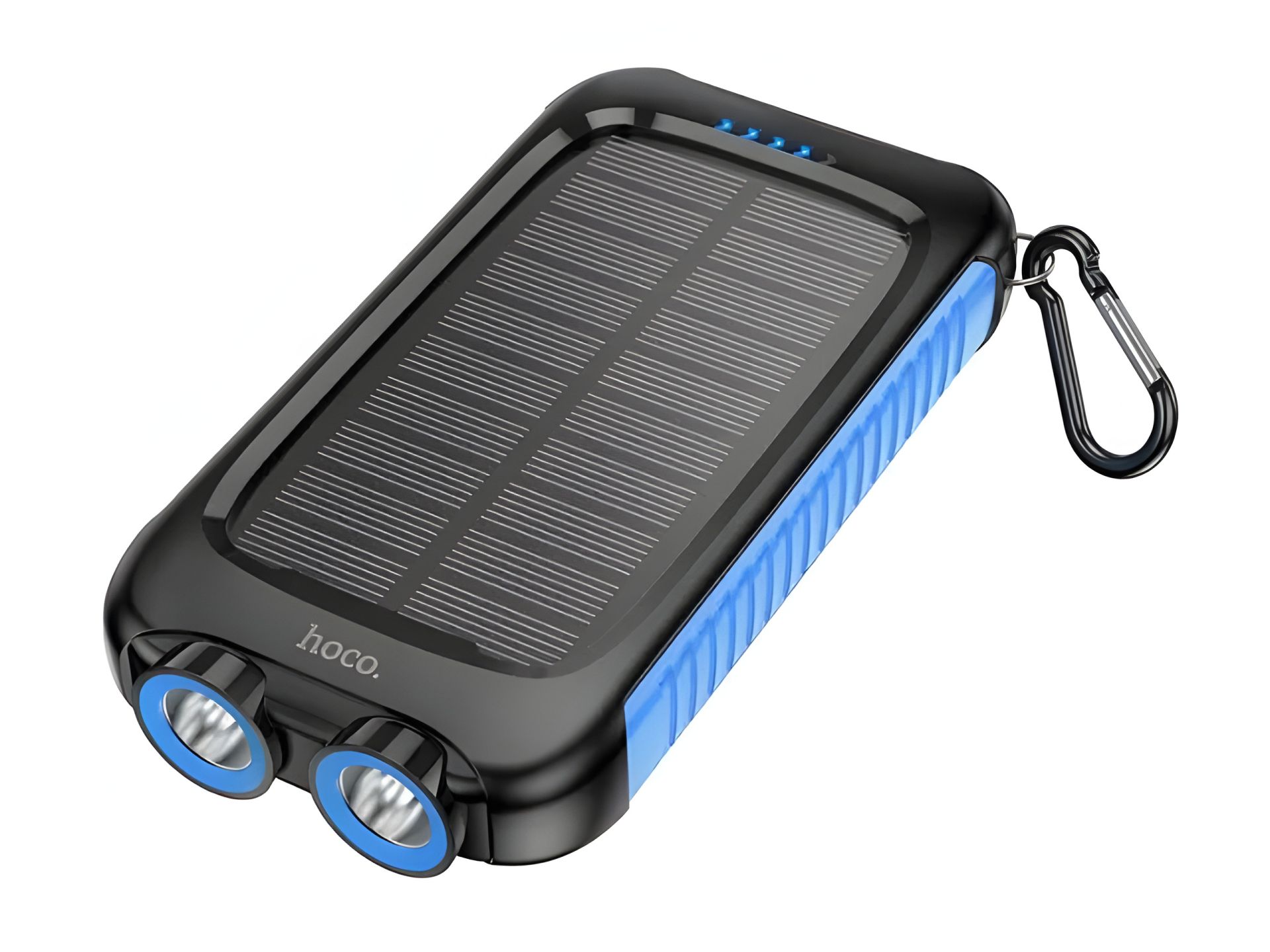 Повербанк HOCO Sunpower DB51 Solar Power Bank with Light 8000mAh | 2USB/1Type-C, 2A | Black Повербанк HOCO Sunpower DB51 Solar Power Bank with Light 8000mAh | 2USB/1Type-C, 2A | Black